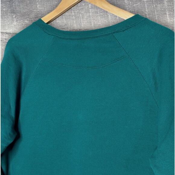 Champion Powerblend Pullover Sweatshirt Womens L Jade Green Classic Crewneck - Picture 4 of 10
